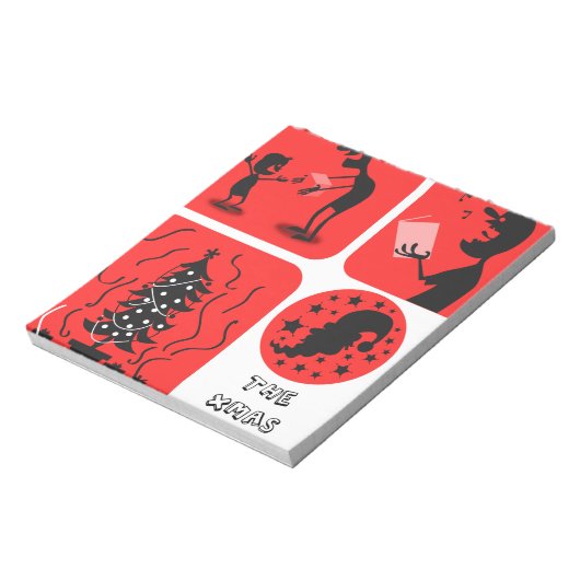 Weihnachtsgeist Notizblock (Rotiert)