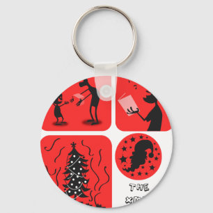 Weihnachtsgeist Schlüsselanhänger