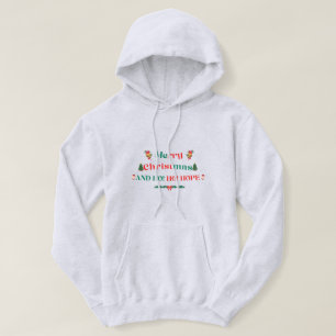 Weihnachtsgeist T-Shirt der Männer Hoodie