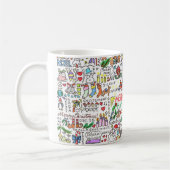 Weihnachtsgeist-Tasse Kaffeetasse (Links)