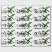 Weihnachtsgeist und Liebe Geschenkpapier (Flach)