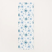 Weihnachtsgeist Yogmatte mit Schneeflocken Yogamatte (Vorderseite)