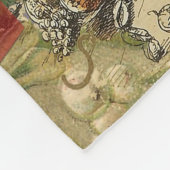 Weihnachtsgeister Gegenwart Illustration Scrooge Fleecedecke (Ecke)