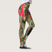 Weihnachtsgeister Gegenwart Illustration Scrooge Leggings (Rechts)