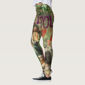 Weihnachtsgeister Gegenwart Illustration Scrooge Leggings (Links)