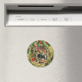 Weihnachtsgeister Gegenwart Illustration Scrooge Magnet (In Situ (Geschirrspüler))
