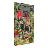 Weihnachtsgeister Gegenwart Illustration Scrooge Mini Klemmbrett (Schrägansicht)