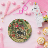 Weihnachtsgeister Gegenwart Illustration Scrooge Pappteller (Party)