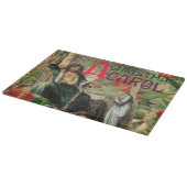 Weihnachtsgeister Gegenwart Illustration Scrooge Schneidebrett (Ecke)