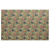 Weihnachtsgeister Gegenwart Illustration Scrooge Stoff (Fat Quarter (45,7 x 55,9 cm))