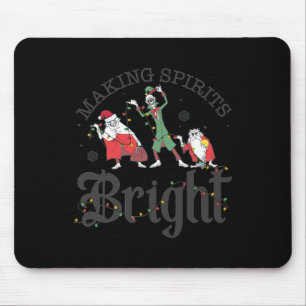 Weihnachtsgeister hell machen mousepad