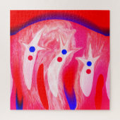 Weihnachtsgeister Puzzle (Vertikal)