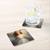 Weihnachtsgel 2 rechteckiger pappuntersetzer (Vor Ort)