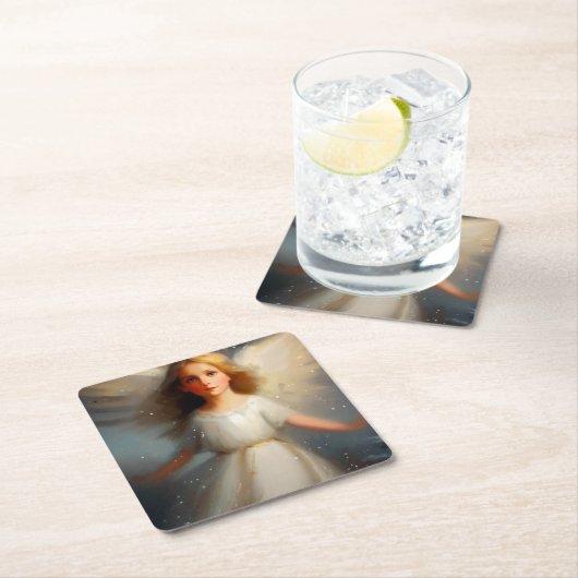 Weihnachtsgel 2 rechteckiger pappuntersetzer (Vor Ort)