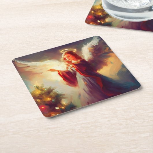 Weihnachtsgel 3 rechteckiger pappuntersetzer (angewinkelt)