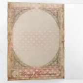 Weihnachtsgel 4 - Grußkarte Dreifach Gefaltete Urlaubskarte (Innen Erste Seite)