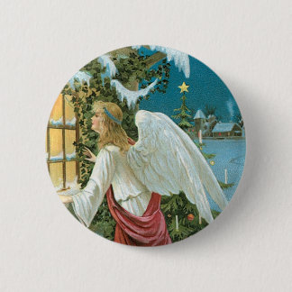 Weihnachtsgel am Fenster Button