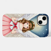 Weihnachtsgel Case-Mate iPhone Hülle (Rückseite (Horizontal))