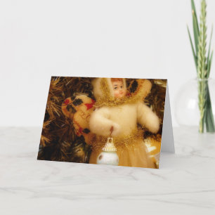 Weihnachtsgel Feiertagskarte