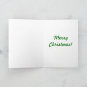 Weihnachtsgel Feiertagskarte (Innenseite)