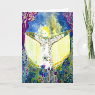 Weihnachtsgel. Feiertagskarte