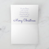 Weihnachtsgel Feiertagskarte (Innenseite)
