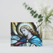 Weihnachtsgel Feiertagspostkarte (Stehend Vorderseite)