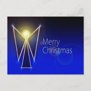 Weihnachtsgel Feiertagspostkarte