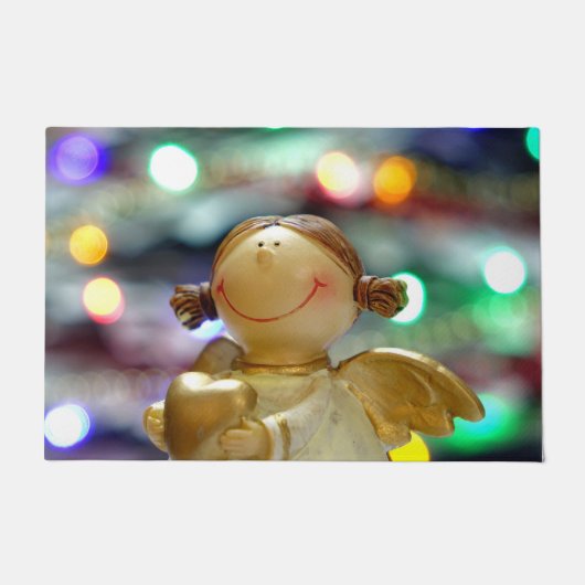 Weihnachtsgel Fußmatte (Vorderseite)