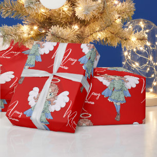 Weihnachtsgel Geschenkpapier
