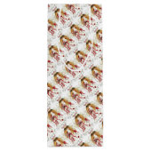 Weihnachtsgel Geschenktüte Für Weinflaschen (Rückseite)