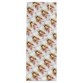 Weihnachtsgel Geschenktüte Für Weinflaschen (Vorderseite)