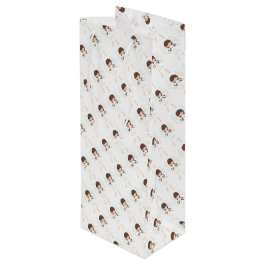 Weihnachtsgel Geschenktüte Für Weinflaschen