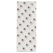 Weihnachtsgel Geschenktüte Für Weinflaschen (Vorderseite)