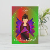Weihnachtsgel I Einladung (Stehend Vorderseite)