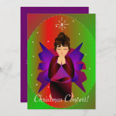 Weihnachtsgel I Einladung (Vorne/Hinten)