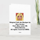 Weihnachtsgel & Kardinal - Urlaubskarte Feiertagskarte (Rückseite)