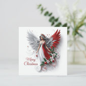 Weihnachtsgel Karte (Stehend Vorderseite)