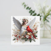 Weihnachtsgel Karte (Stehend Vorderseite)