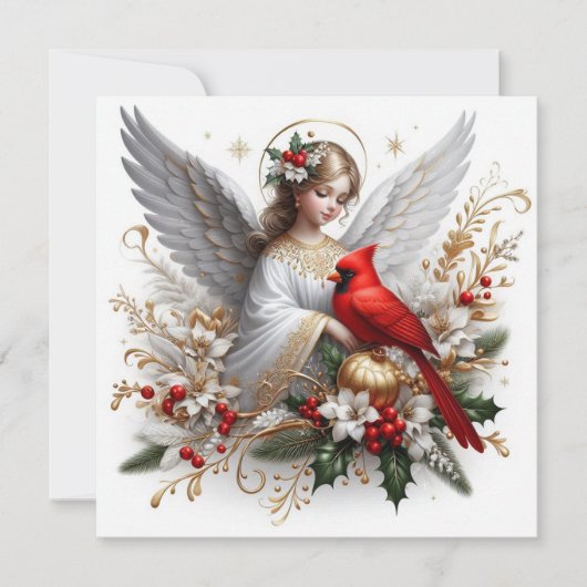 Weihnachtsgel Karte (Vorderseite)