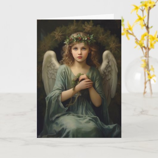 Weihnachtsgel Karte (Gelbe Blume)