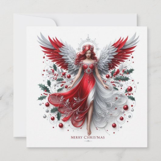 Weihnachtsgel Karte (Vorderseite)