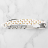 Weihnachtsgel Kellnermesser (Rückseite)