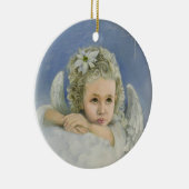 Weihnachtsgel Keramik Ornament (Rechts)