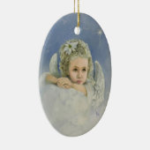 Weihnachtsgel Keramik Ornament (Rechts)