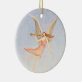 Weihnachtsgel Keramikornament (Rechts)