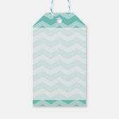 Weihnachtsgel, Kinder und ein Weihnachtsbaum Geschenkanhänger (Rückseite)