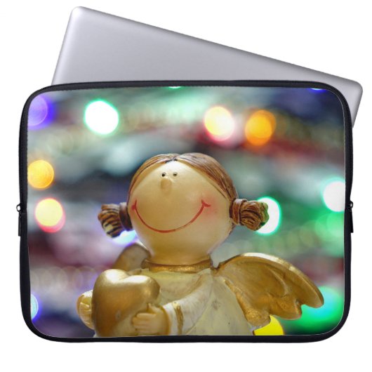 Weihnachtsgel Laptopschutzhülle (Vorderseite)