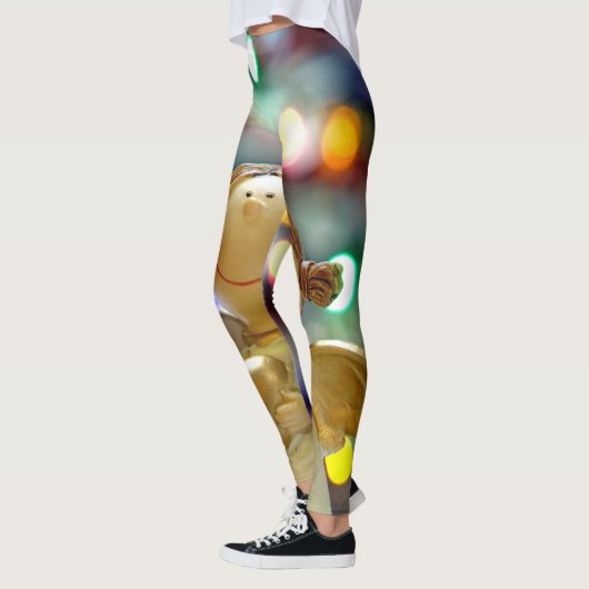 Weihnachtsgel Leggings (Links)