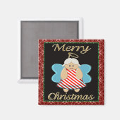 Weihnachtsgel Magnet (Vorderseite/Rückseite)